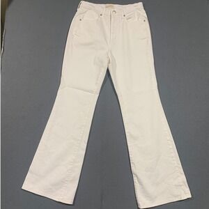 Universal Thread High Rise Flare Jeans White Womens Size 8R